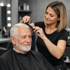 Haircuts for pensioners in Mijas Golf with discounts